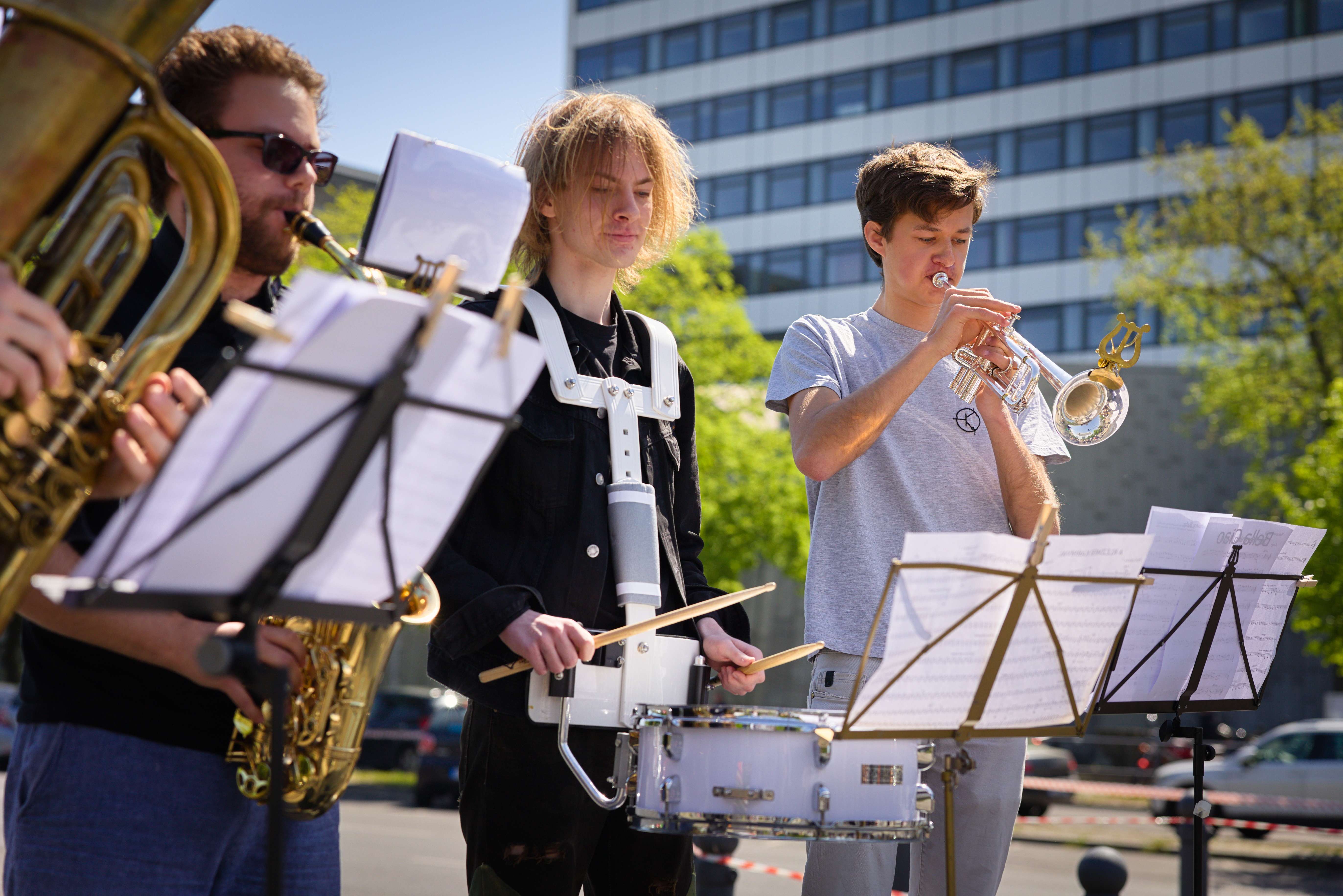 Hintergrund Marchingbands